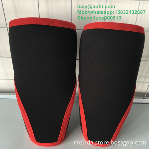 Aofeite Factory Alibaba weightlifting and fitness knee support 7 mm knee sleeve